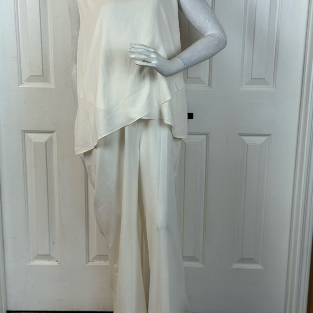 LAUREN RALPH LAUREN Elegant Cream Women's Jumpsuit Size 18. C5